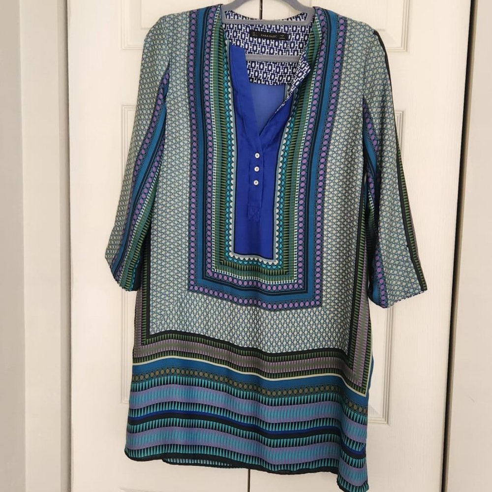 Beautiful Zara Tunic Kaftan dress Size L